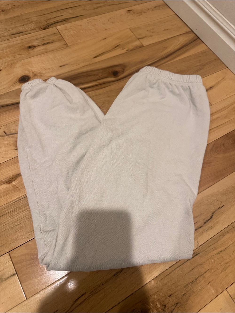 PERFECTWHITETEE johnny french terry easy sweatpant in oatmeal size Small - Picture 4 of 5